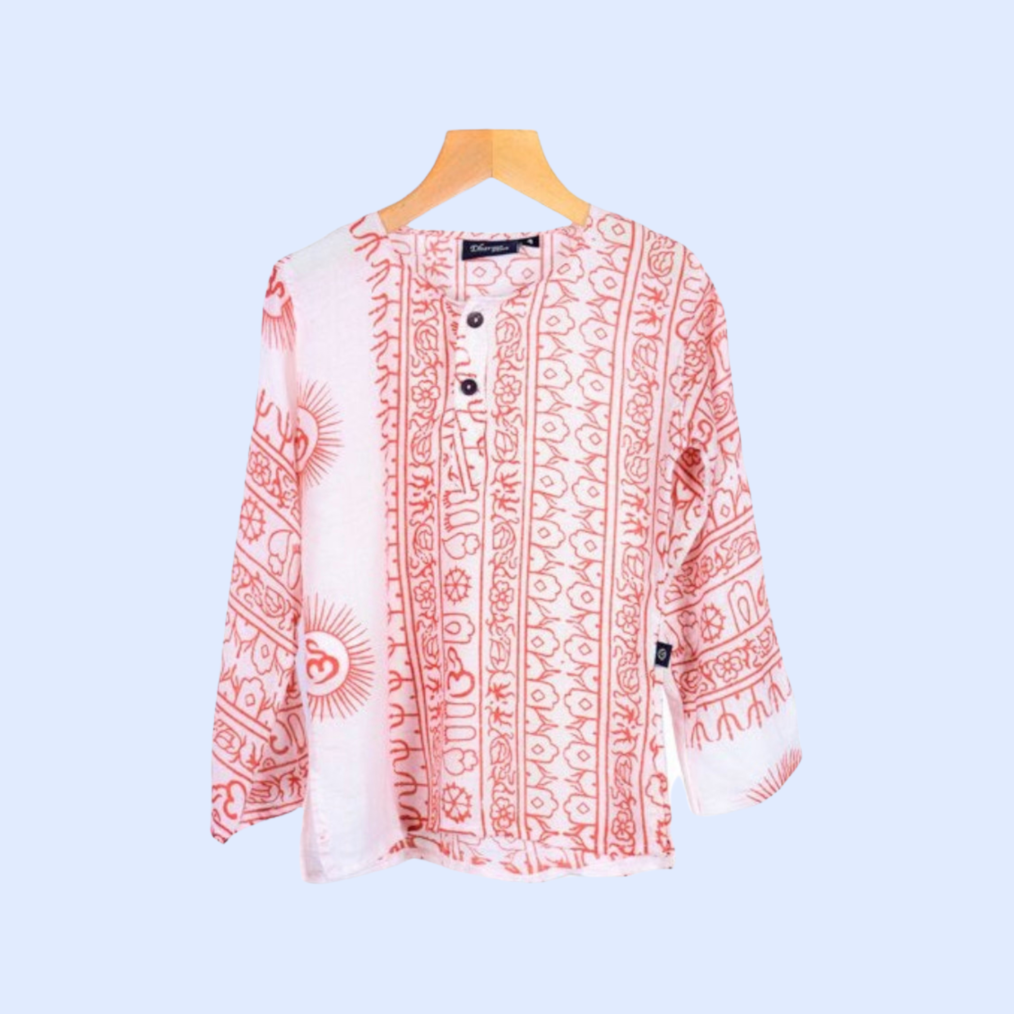 Kurta Blanca/roja de Niños