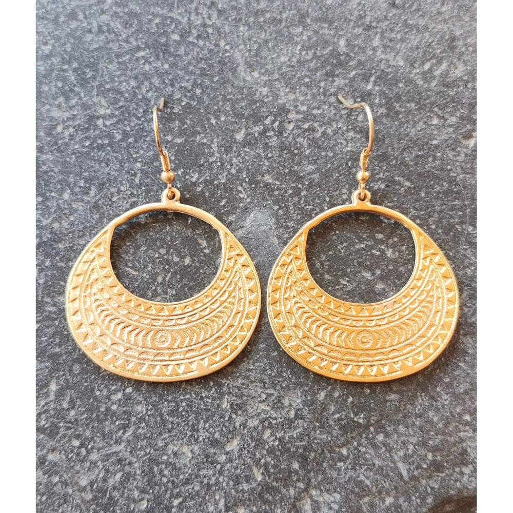 Pendientes Luna Dorados