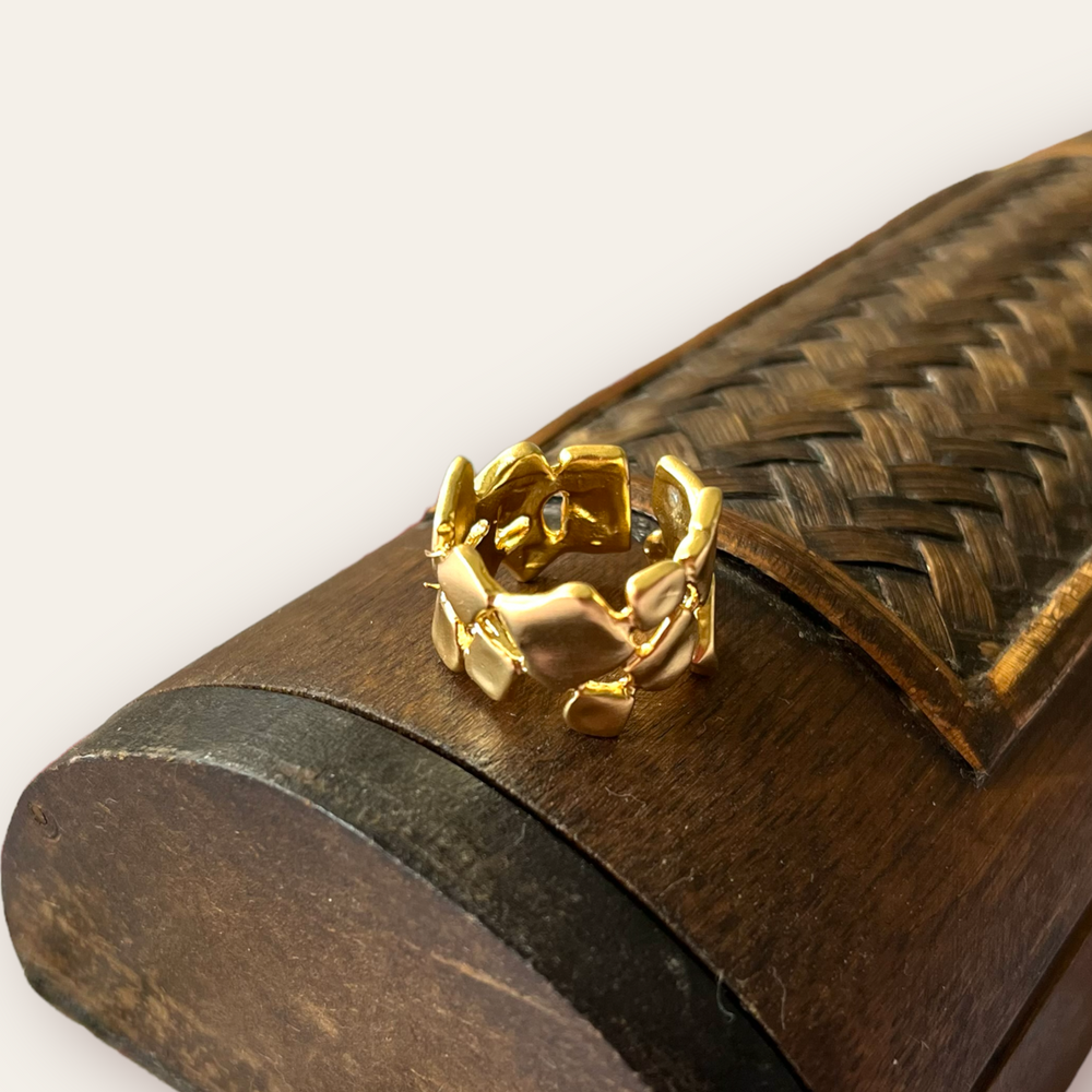 Anillo Corona Dorado