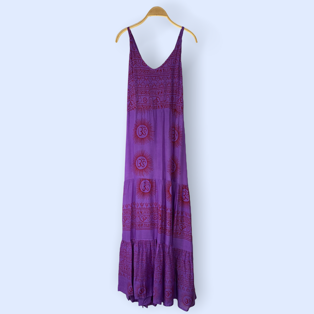 Vestido tirantes Morado