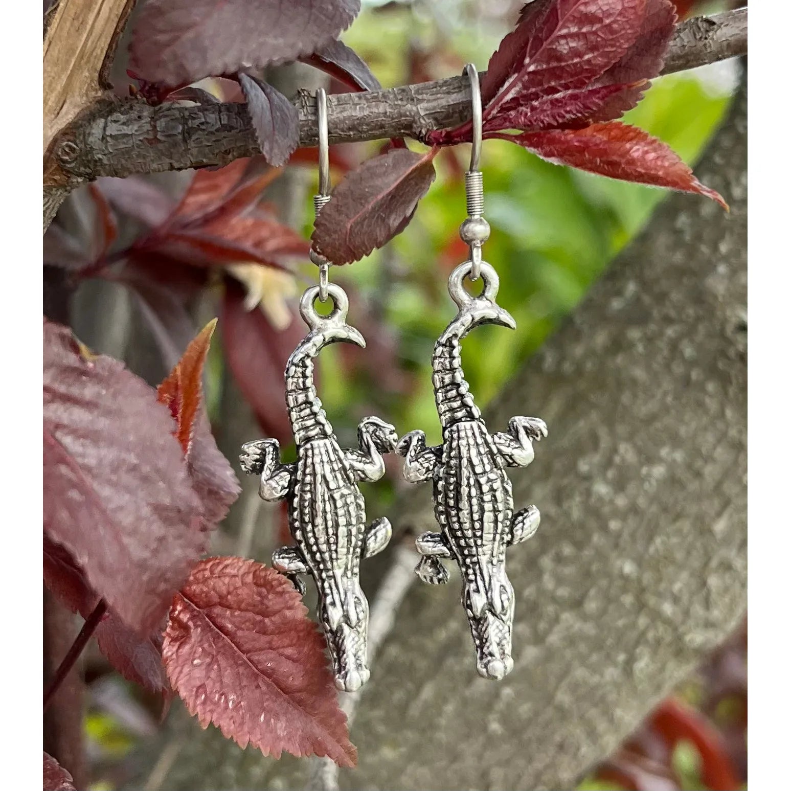 Pendientes Cocodrilo